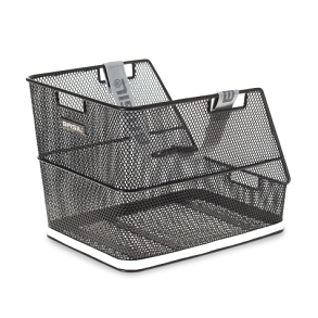 Cykelkurv for rear carrier Basil Class 38 x 31 x 27 cm - black