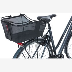 Cykelkurv for rear carrier Basil Cento Tech Fiber Nordlicht MIK 21 liters 46 x 34 x 25 cm - solid black