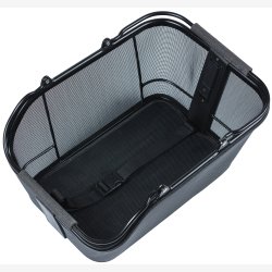 Cykelkurv for rear carrier Basil Cento Tech Fiber Nordlicht MIK 21 liters 46 x 34 x 25 cm - solid black