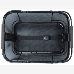 Cykelkurv for rear carrier Basil Cento Tech Fiber Nordlicht MIK 21 liters 46 x 34 x 25 cm - solid black