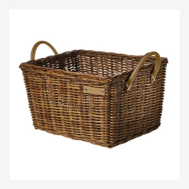 Cykelkurv i naturflet Basil Portland Classic 49 x 36 x 24 cm - brun