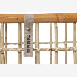 Rattan Cykelkurv for front carrier Basil Green Life Large 30 liters 46 x 35 x 28 cm - natural brown