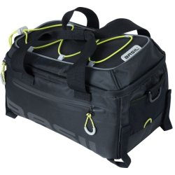 Cykeltaske trunkbag Basil Miles 7 liter 32 x 19 x 21 cm - sort, vandtt