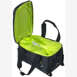 Cykeltaske trunkbag Basil Miles 7 liter 32 x 19 x 21 cm - sort, vandtt