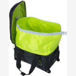 Cykeltaske trunkbag Basil Miles 7 liter 32 x 19 x 21 cm - sort, vandtt