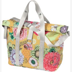 Cykeltaske til for/bag Basil Bloom Field 11 liter 29 x 15 x 26 cm - gul