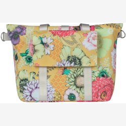 Cykeltaske til for/bag Basil Bloom Field 11 liter 29 x 15 x 26 cm - gul