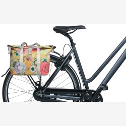Cykeltaske til for/bag Basil Bloom Field 11 liter 29 x 15 x 26 cm - gul