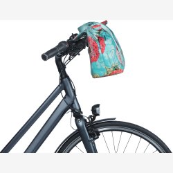 Cykeltaske til for/bag Basil Bloom Field 11 liter 29 x 15 x 26 cm - bl