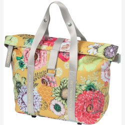 Cykeltaske Basil Bloom Field med KF-krog MIK 11 liter 29 x 15 x 28 cm - gul