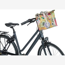 Cykeltaske Basil Bloom Field med KF-krog MIK 11 liter 29 x 15 x 28 cm - gul