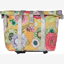 Cykeltaske Basil Bloom Field med KF-krog MIK 11 liter 29 x 15 x 28 cm - gul