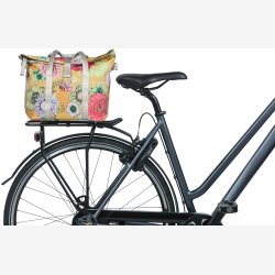 Cykeltaske Basil Bloom Field med KF-krog MIK 11 liter 29 x 15 x 28 cm - gul
