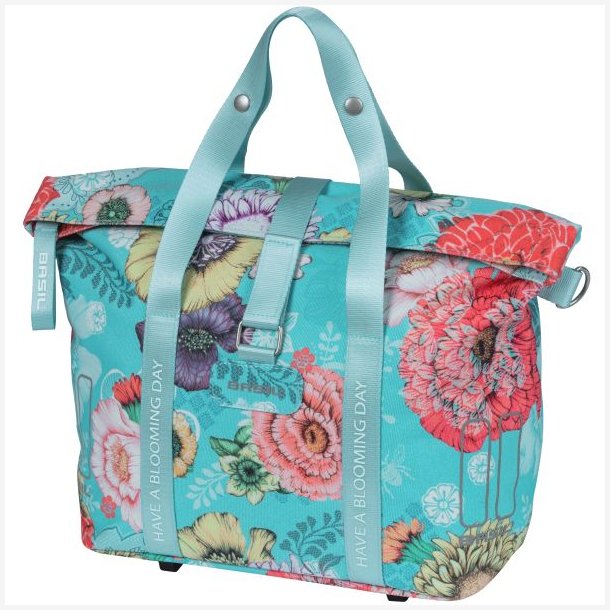 Cykeltaske Basil Bloom Field KF-krog MIK 11 liter 29 x 15 x 28 cm - himmelbl
