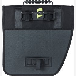 Basil Tour enkelt cykeltaske, venstre 14 liter 34 x 14 x 34 cm - sort