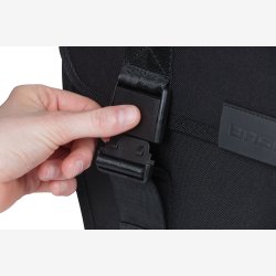 Cykeltaske Basil Tour Single Right - hjre 14 liter 34 x 14 x 34 cm - sort