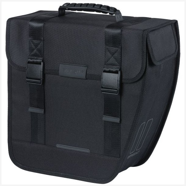 Cykeltaske Basil Tour Single Right - hjre 14 liter 34 x 14 x 34 cm - sort