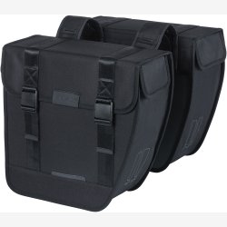 Dobbelt cykeltaske Basil Tour Double 28 liter 34 x 14 x 34 cm - sort