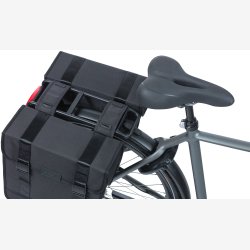 Dobbelt cykeltaske Basil Tour Double 28 liter 34 x 14 x 34 cm - sort