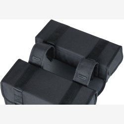 Dobbelt cykeltaske Basil Tour Double 28 liter 34 x 14 x 34 cm - sort