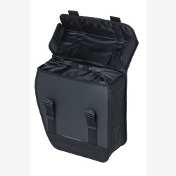 Basil Tour cykeltaske, venstre, vandtt 14 liter 34 x 14 x 34 cm  - sort