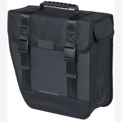 Basil Tour cykeltaske, venstre, vandtt 14 liter 34 x 14 x 34 cm  - sort