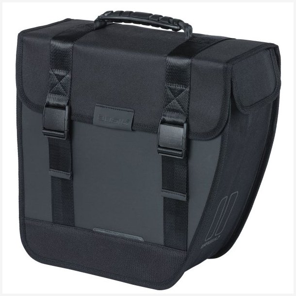 Basil Tour cykeltaske, hjre, vandtt 14 liter 34 x 14 x 34 cm  - sort