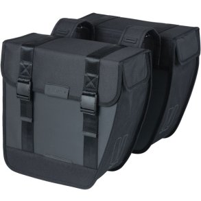 Dobbelt cykeltaske Basil Tour Vandtt 28 liter 34 x 14 x 34 cm - sort