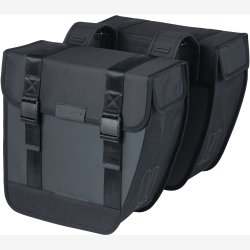 Dobbelt cykeltaske Basil Tour Vandtt 28 liter 34 x 14 x 34 cm - sort