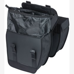 Dobbelt cykeltaske Basil Tour Vandtt 28 liter 34 x 14 x 34 cm - sort