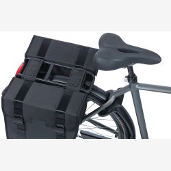Dobbelt cykeltaske Basil Tour Vandtt 28 liter 34 x 14 x 34 cm - sort