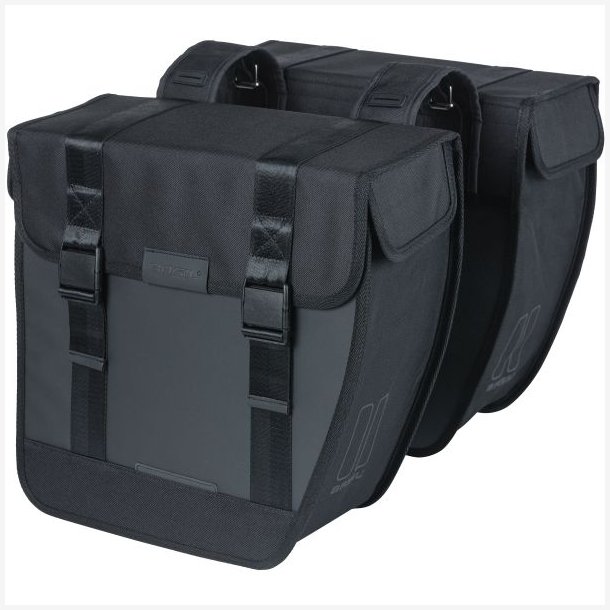 Dobbelt cykeltaske Basil Tour Vandtt XL 35 liter 34 x 14 x 34 cm - sort