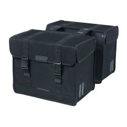 Dobbelt cykeltaske Basil Kavan Eco Classic 58 liter 37 x 24 x 33 cm - sort