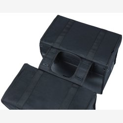 Dobbelt cykeltaske Basil Kavan Eco Classic 68 liter 40 x 25 x 33 cm - sort