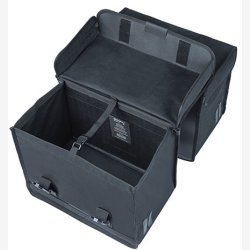 Dobbelt cykeltaske Basil Kavan Eco Classic 58 liter 37 x 24 x 33 cm - sort