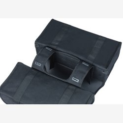 Dobbelt cykeltaske Basil Kavan Eco Classic afrundet 46 liter 37 x 18 x 32 cm - sort