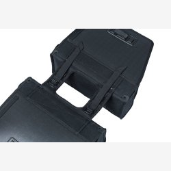 Dobbelt cykeltaske Basil Kavan Eco Classic afrundet 46 liter 37 x 18 x 32 cm - sort