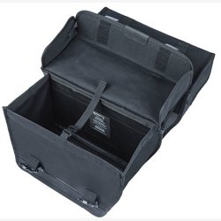 Dobbelt cykeltaske Basil Kavan Eco Classic afrundet 46 liter 37 x 18 x 32 cm - sort