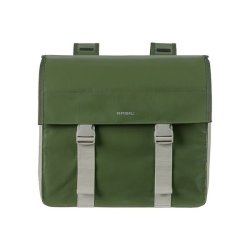 Dobbelt cykeltaske Basil Urban Load 48-53 liter 40 x 17 x 46 cm - mosgrn