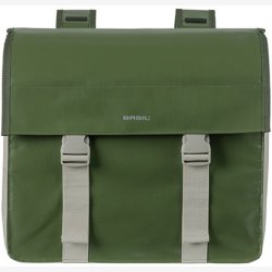 Dobbelt cykeltaske Basil Urban Load 48-53 liter 40 x 17 x 46 cm - mosgrn
