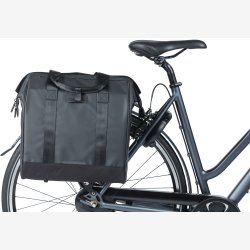 Cykeltaske Basil Grand Tarpaulin shoppertaske 23 liter 34 x 19 x 35 cm - sort