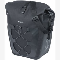 Cykeltaske Basil Navigator L vandtt 25-31 liter 32 x 15 x 37 cm - sort