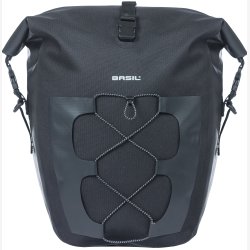 Cykeltaske Basil Navigator L vandtt 25-31 liter 32 x 15 x 37 cm - sort