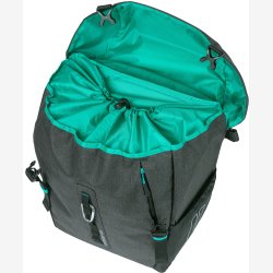 Cykeltaske Basil Discovery 365D L 20 liter 30 x 17 x 36 cm - sortgr