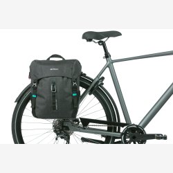 Cykeltaske Basil Discovery 365D L 20 liter 30 x 17 x 36 cm - sortgr