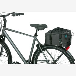 Trunkbag til cykel Basil Discovery 365D 9 liter 36 x 16 x 20 cm - sort melange