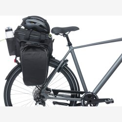 Trunkbag Basil Miles XL Pro 9-36 liter 31 x 23 x 20 cm - sort/lime, vandtt