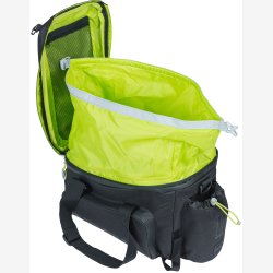 Trunkbag Basil Miles XL Pro 9-36 liter 31 x 23 x 20 cm - sort/lime, vandtt