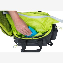 Trunkbag Basil Miles XL Pro 9-36 liter 31 x 23 x 20 cm - sort/lime, vandtt