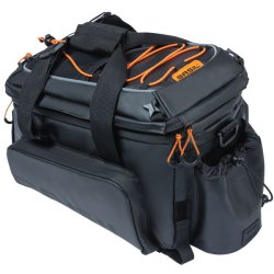 Trunkbag Basil Miles Tarpaulin XL Pro 9-36 liter 31 x 23 x 20 cm - sort orange, vandtt